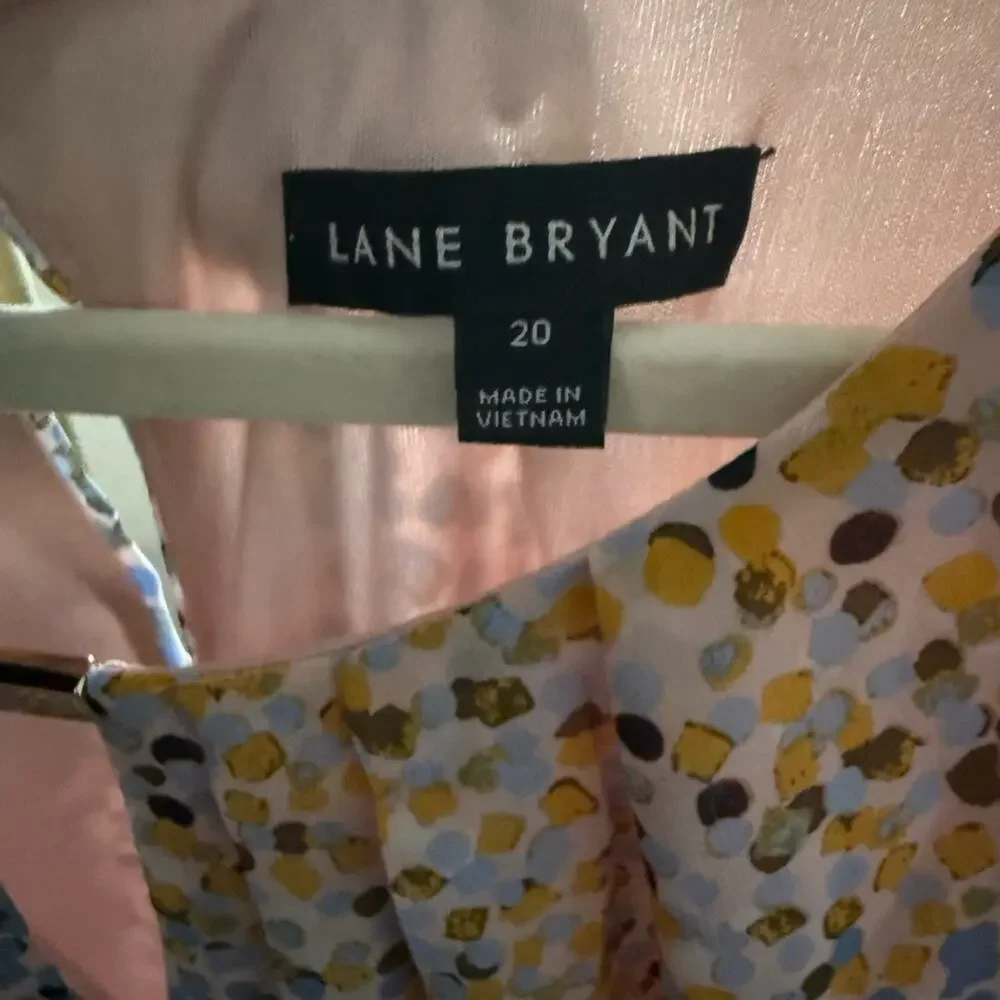Lane Bryant Elegant Multicolor Gradient Maxi Dress